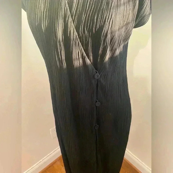 MM. Lafleur New York Devlin -Pleat Jersey Black Long Maxi Dress Size 4 NWT - Picture 9 of 14